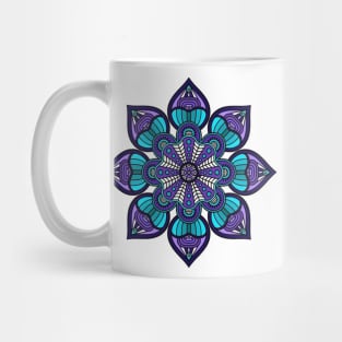 Purple and teal Mug